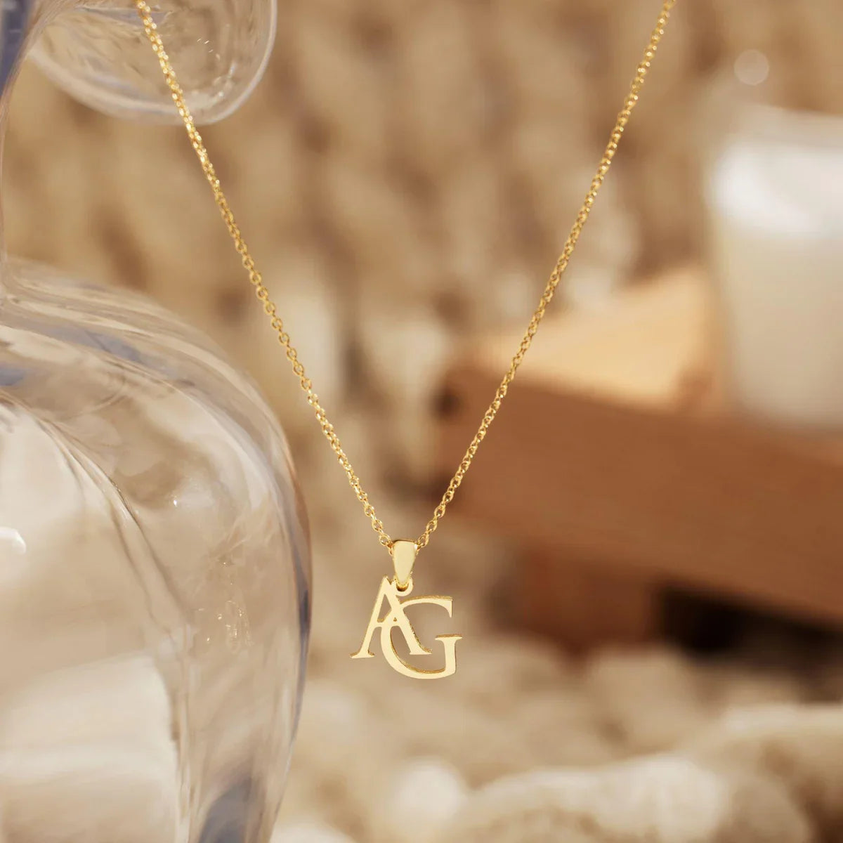 Naszyjnik z inicjałami