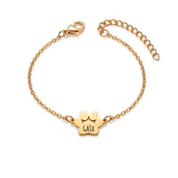 Bransoletka „Łapka miłości” – z wygrawerowanym imieniem