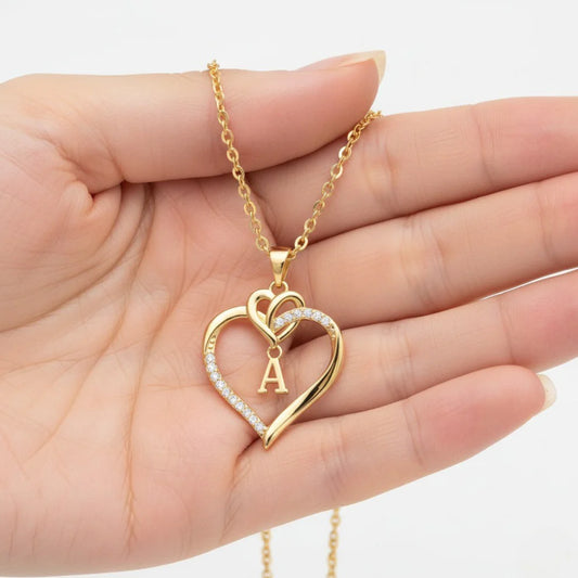 Collier Initial Cœur