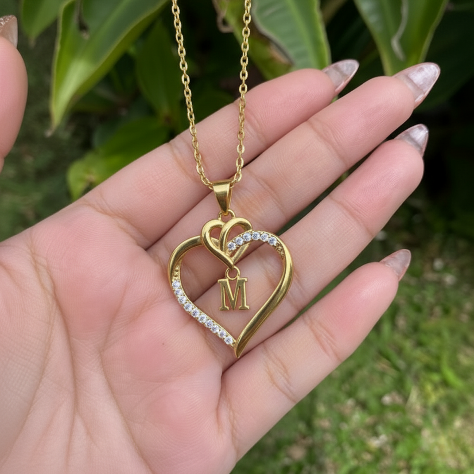 Collier Initial Cœur